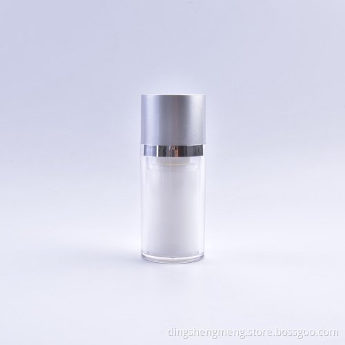 Bouteille Vide Rotativ de Bouteille Sans Air Cosmetique de forme ronde faite sur commande de 50ml